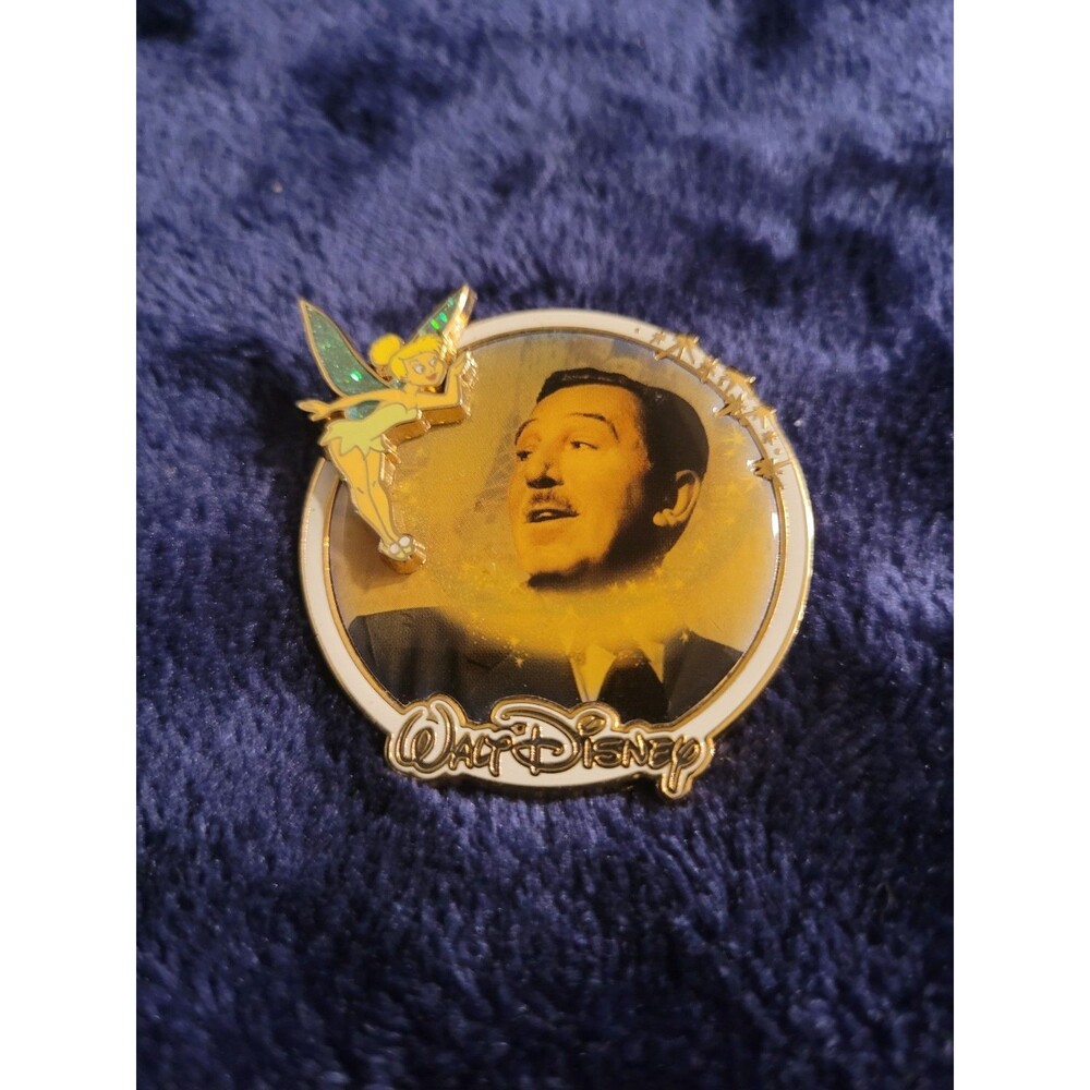 Disney 2006 Walt Disney and Tinker Bell Pixie Dust Pin #100735